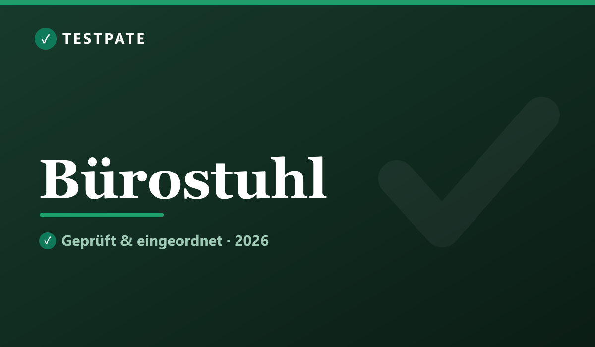 Bürostuhl: Vergleich & Kaufberatung